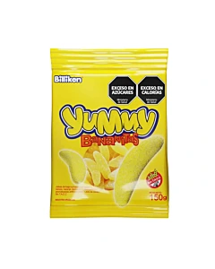 Gomitas Yummy Bananitas Sabor Frutal 150 G