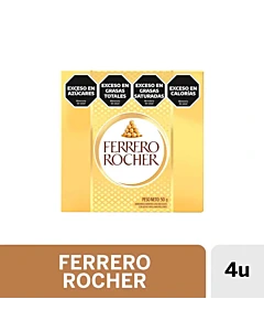 Bombones Ferrero Rocher 50 G 4u