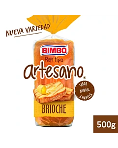 Pan De Molde Bimbo Artesano Brioche 500 G