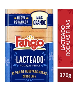 Pan Fargo Lacteado Rodajas Finas 370 G