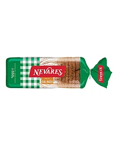 Pan Nevares Con Salvado 550 G