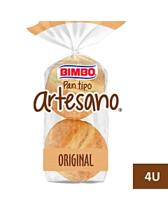 Pan De Hamburguesa Bimbo Artesano 240 G 4 U