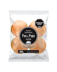 Pan De Papa Clásico 4 U 360 G