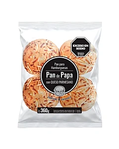 Pan De Papa Con Queso Parmesano 4 U 360 G