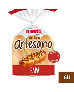 Pan De Pacho Bimbo Artesano Papa 240 G 6 U