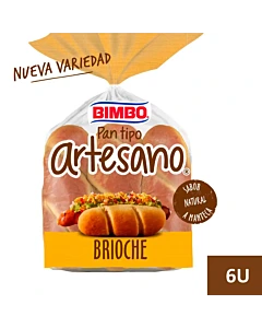 Pan De Panchos Bimbo Artesano Brioche 6 U 240 G