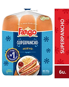 Pan Super Pancho Fargo 390 G 6 U