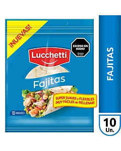 Fajitas Lucchetti 280g 10u