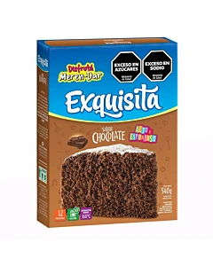 Bizcochuelo Exquisita Sabor Chocolate 540 G
