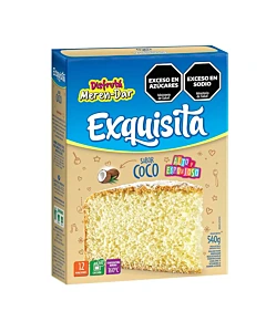Bizcochuelo Exquisita Sabor Coco 540 G