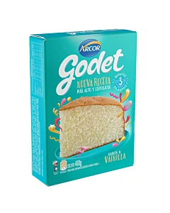 Bizcochuelo Vainilla Godet 480 Gr