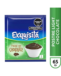 Postre Exquisita Chocolate Light 65g