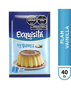 Flan Exquisita Vainilla 40 G