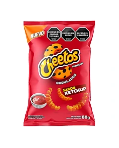 Snack De Maíz Cheetos Sabor Ketchup 80 G
