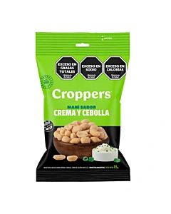 Maní Frito Salado Cropper Sabor Crmea Y Cebolla 85 G