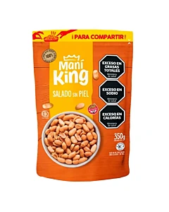 Mani King Salado Sin Piel 350 G