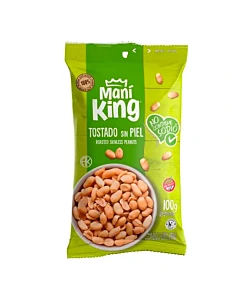 Mani Tostado Maní King Sin Piel Y Sin Sodio 100 G