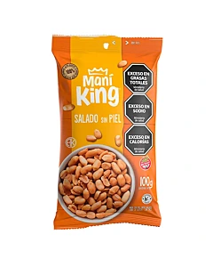 Maní Salado Maní King Sin Piel 100 G