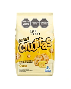 Galletitas Saladas 9 De Oro Crujitas Queso 120 G
