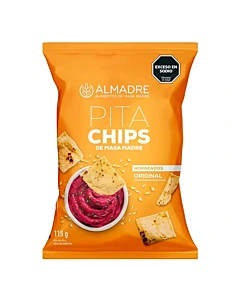 Snack Almadre Pita Chips Original 115 G