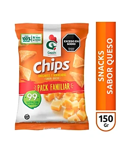 Chips De Arroz Gallo Sabor Queso 150 G