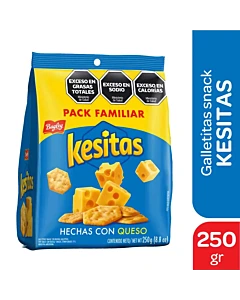 Galletitas Snacks Kesitas Queso 250 G