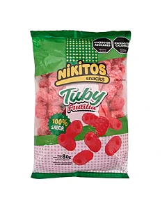 Tuby De Frutilla Nikitos 80 G