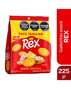 Galletitas Snacks Rex Sabor Original 225 G
