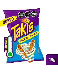 Snack De Maíz Takis Buckin' Ranch 49 G
