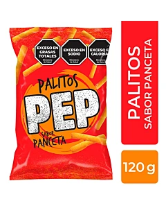 Palitos Salados Sabor Panceta Pep 120 G
