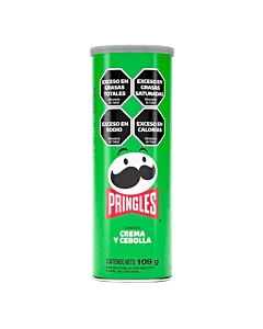 Papas Fritas Pringles Sabor Crema Y Cebolla 109 G