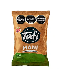 Maní Tafí Sin Piel Y Salado 100 G
