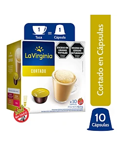 Capsulas De Cafe La Virginia Cortado 10 Caps