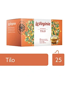 Te De Tilo La Virginia Hierbas 25 Saquitos
