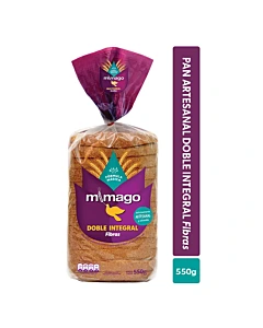 Pan Mimago Doble Integral 550g