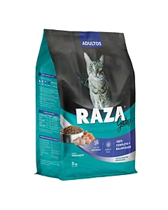 Alimento Para Gatos Adultos Raza Sabor Pescado 3kg