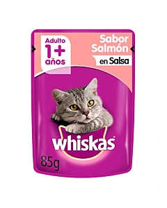 Alimento Adulto Salmon Pouch Whiskas 85 Gr