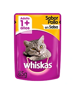 Alimento Adulto Pollo Pouch Whiskas 85 Gr