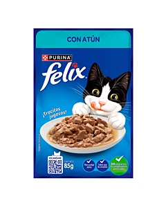 Alimento Húmedo Para Gato Felix Sabor Atún 85 G