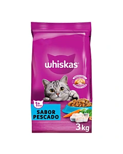 Alimento Gato Whiskas Pescado 3kg