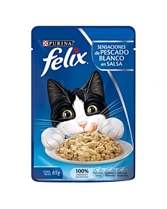 Alimento Humedo Gatos Felix Pescado 100 Gr