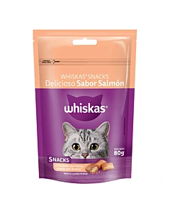 Alimento Para Gatos Whiskas Sabor Salmón 80 G