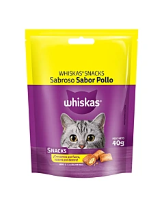 Alimento Para Gatos Whiskas Sabor Pollo 40 G