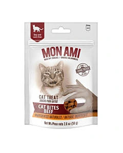 Snack Para Gatos Mon Ami Cat Bites Beef 150 G