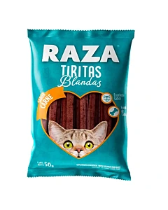 Tiritas Blandas Raza Sabor Carne 50 G