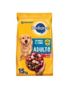 Alimento Seco Para Perro Pedigree Adulto Carne, Pollo Y Cereal 15kg