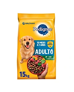 Alimento Seco Para Perro Pedigree Adulto Carne Y Vegetales 15kg