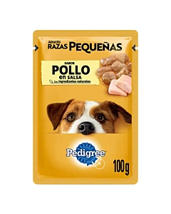 Alimento Adulto Raza Peq Pollo Pedigree Pouch 100 Gr