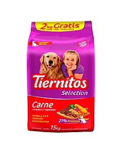 Alimento Para Perro Tiernitos Sabor Carne 17 Kg