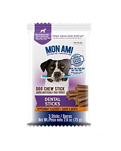 Barra Masticable Para Perros Mon Ami Dental Stick Menta 75 G